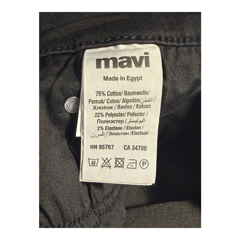 Mavi Alexa Mid-Rise Skinny Jeans Dark Wash Stretch Denim Size 10 W30 L32 - Picture 7 of 8